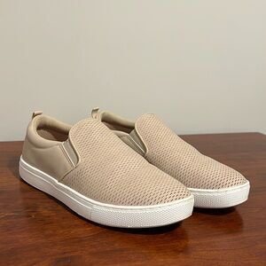 Tan Slip On’s